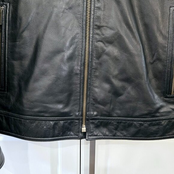 Strellson Leather Moto Jacket - Picture 5 of 16